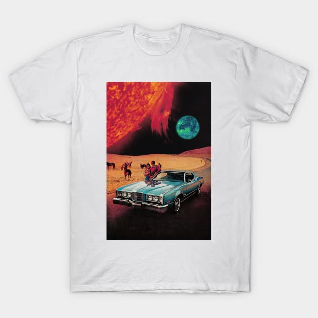 Landing On An Unknown Planet T-Shirt by Lerson Pannawit